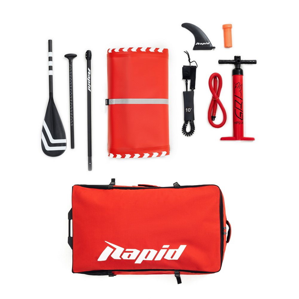 Pripučiama irklentė „Rapid GT“ 12’6″ Red - Image 10