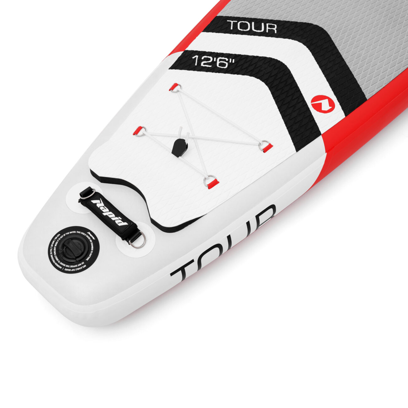 Pripučiama irklentė Rapid Tour 12’6″ Red - Vaizdas 10