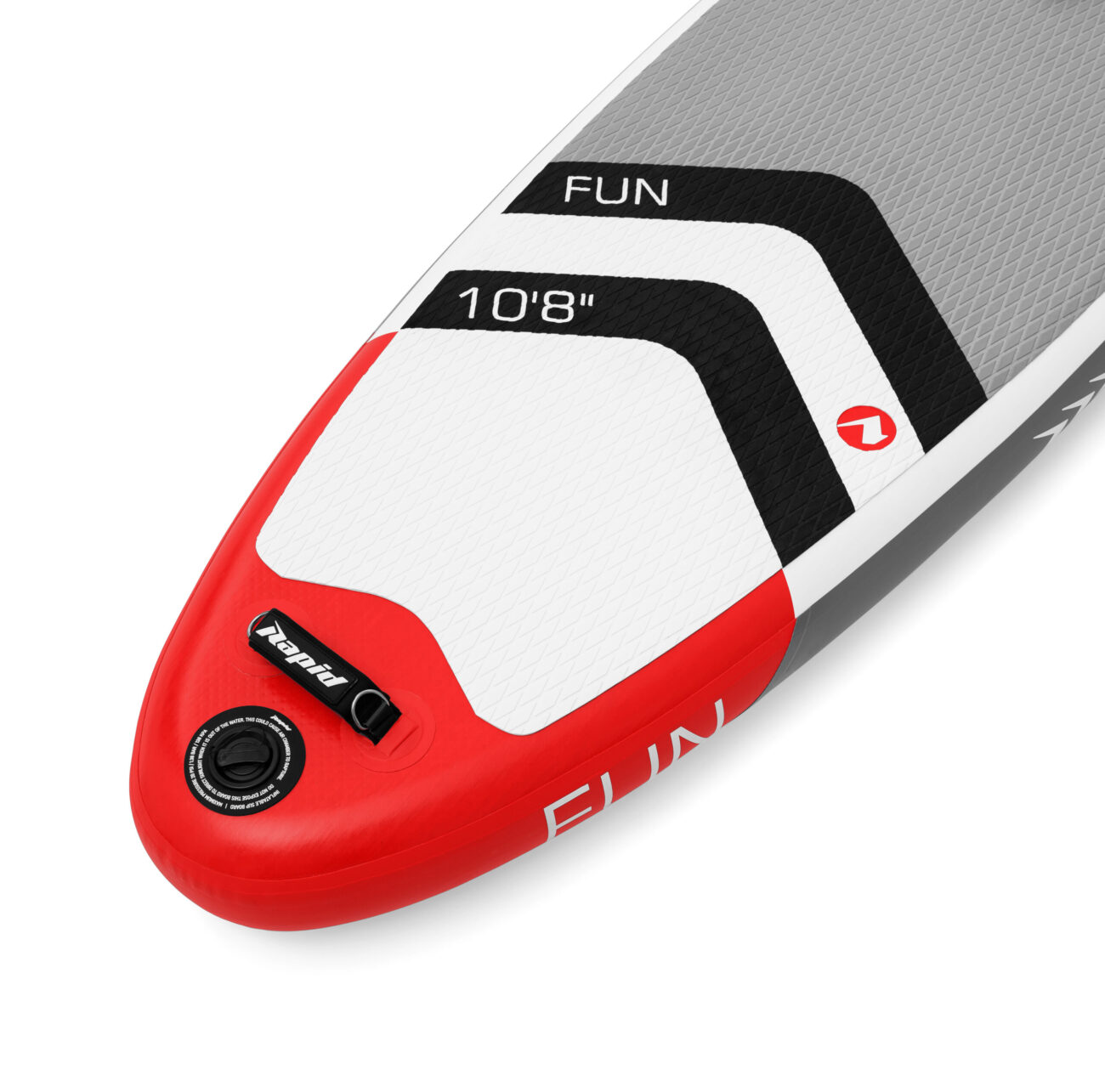 Pripučiama irklentė Rapid Fun 10'8" White - Vaizdas 9
