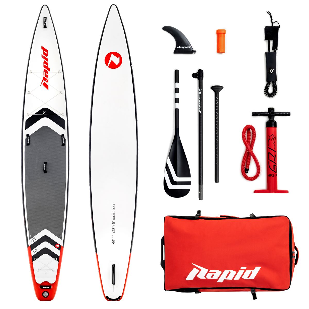 Pripučiama irklentė „Rapid GT 14′“ White - изображение 7