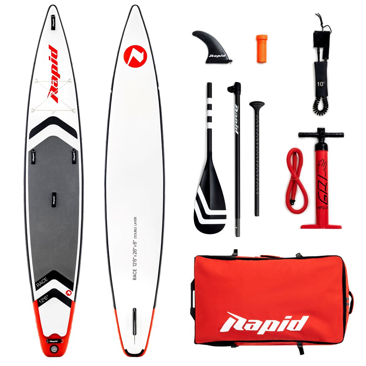 Pripučiama irklentė Rapid Race 12’6″ - Image 11