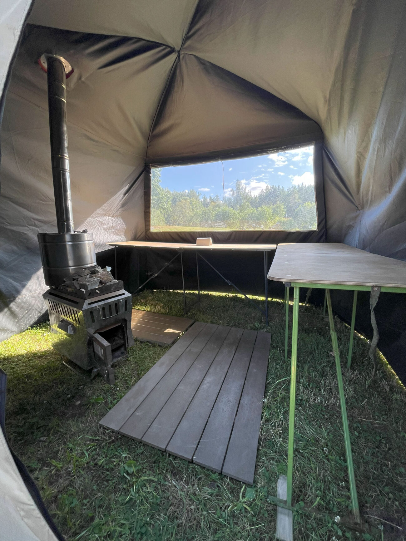 Pirties komplektas  „Warm Me“ Palapinė QT-25 su OPTIMUS krosnele - Vaizdas 4