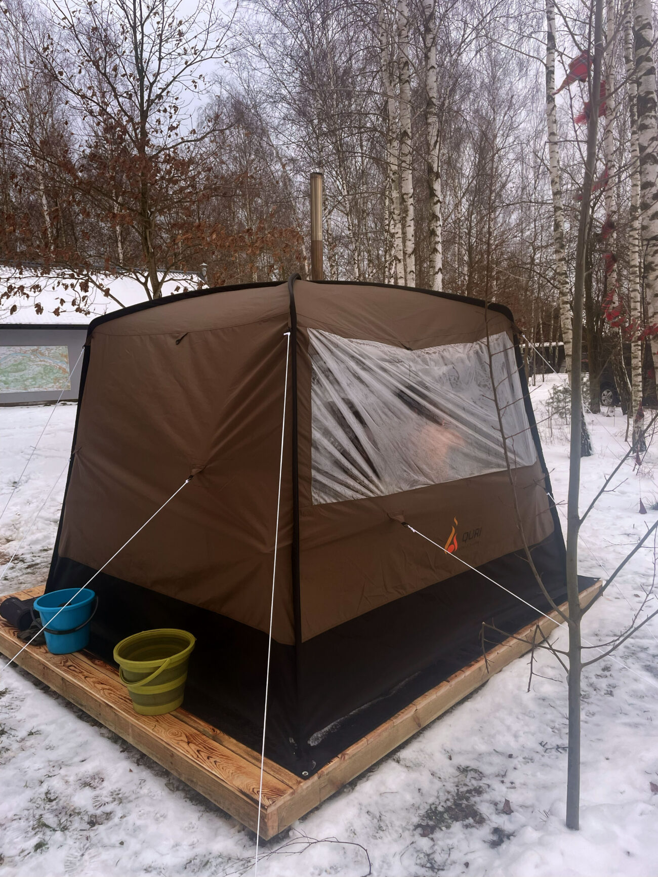 Pirties komplektas  „Warm Me“ Palapinė QT-25 su OPTIMUS krosnele - Vaizdas 5