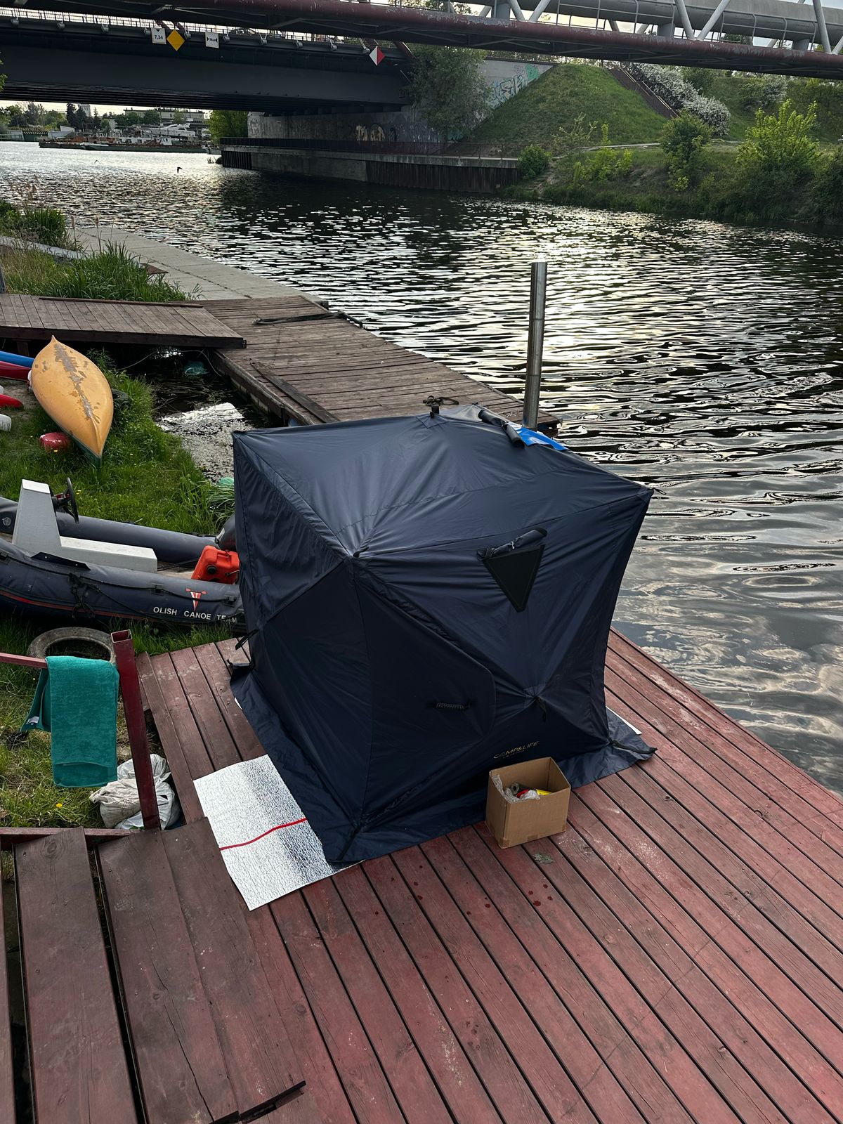 Pirties komplektas QUBE-S su palapine QT-19 + krosnelė QR-S - Vaizdas 7