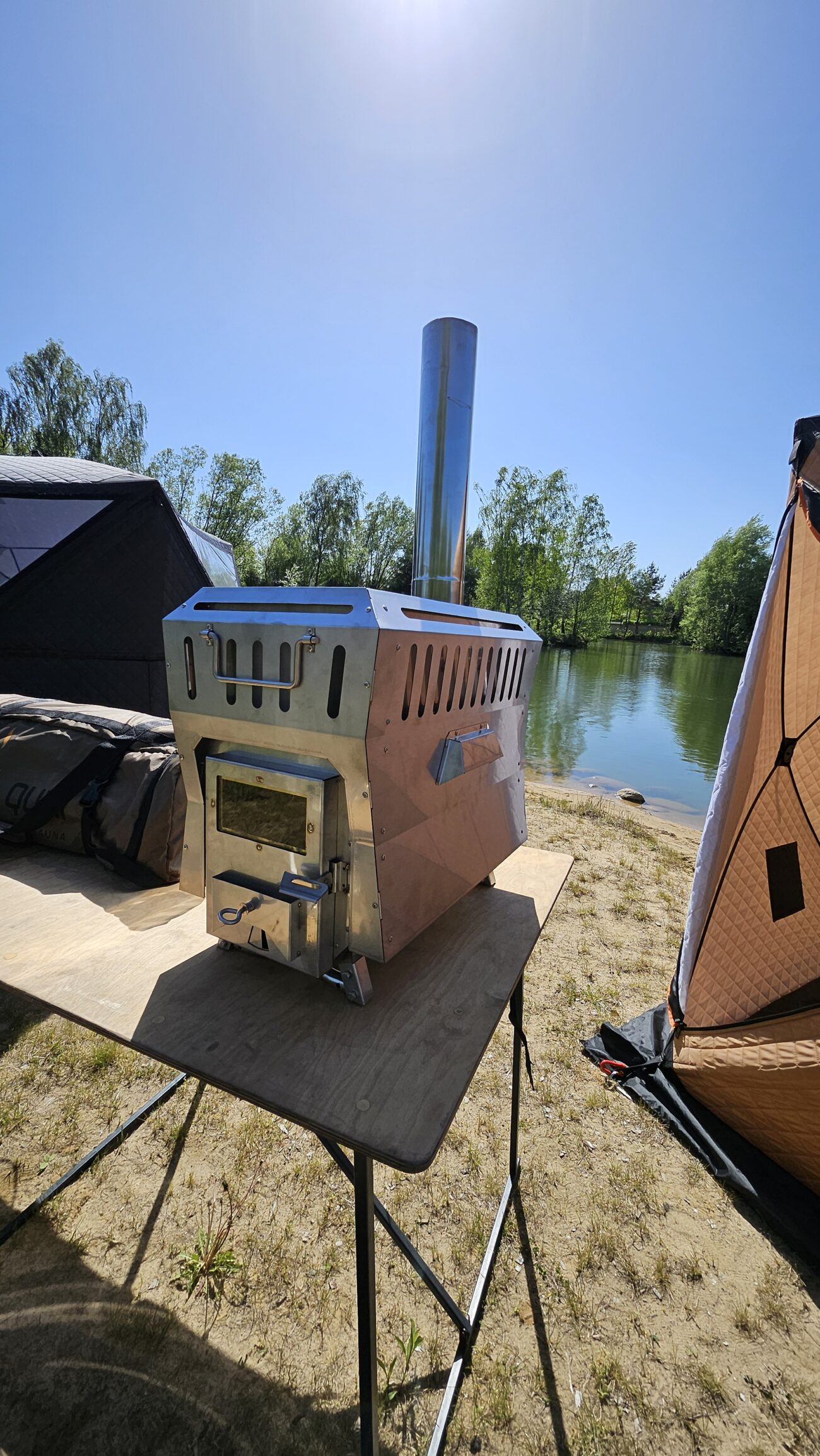 Pirties komplektas  „Warm Me“ Palapinė QT-25 su OPTIMUS krosnele - Vaizdas 11